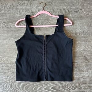 Abercrombie & Fitch Black Ribbed Tank Top